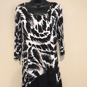 Cupio tunic top dress asymmetrical hem small EUC